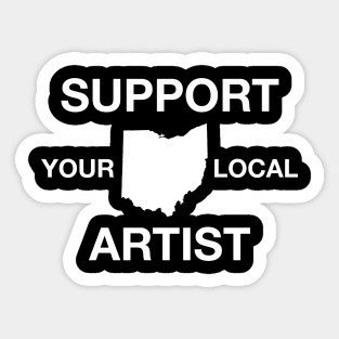 Support Your Local Artist - Ohio Sticker